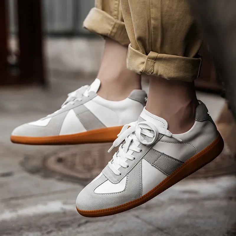Colorful Creations Anti Slip Wear Resistant Skateboard Shoes Men's White-1