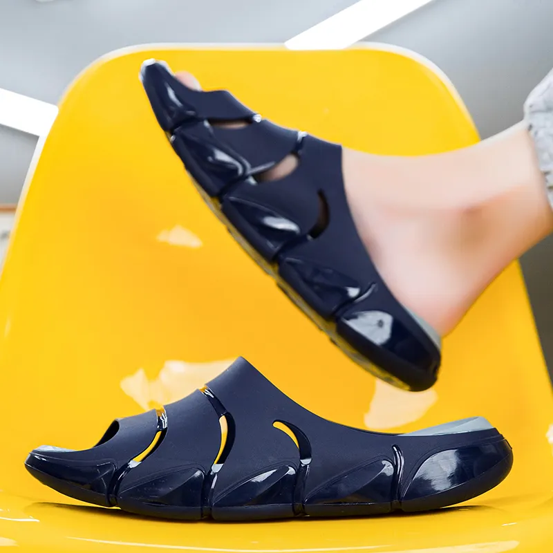 Colorful Creations Slip Resistant Abrasion Resistant Slide Slippers Men's-12