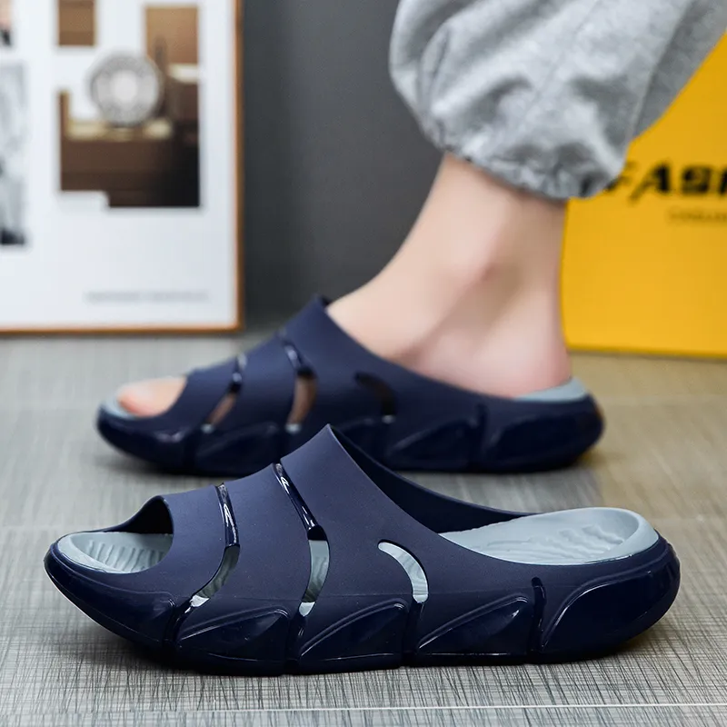 Colorful Creations Slip Resistant Abrasion Resistant Slide Slippers Men's-11