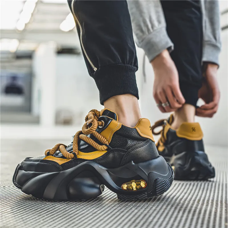 Colorful Creations Slip Resistant, Abrasion Resistant, Breathable, Height Increasing Chunky Sneakers Men's-11