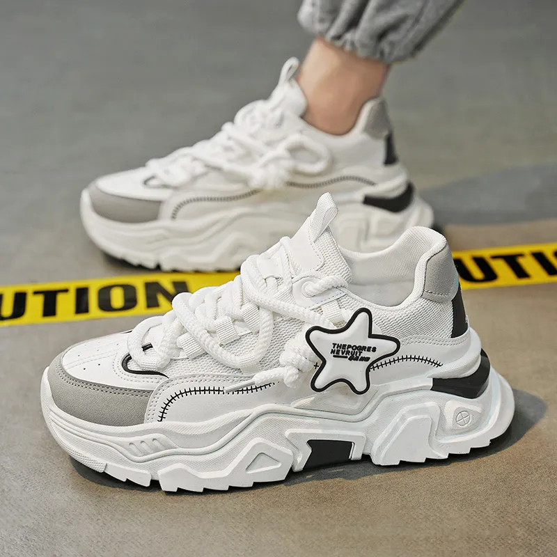 Colorful Creations Slip Resistant, Abrasion Resistant, Breathable, Height Increasing Low Top Casual Shoes Men's-7