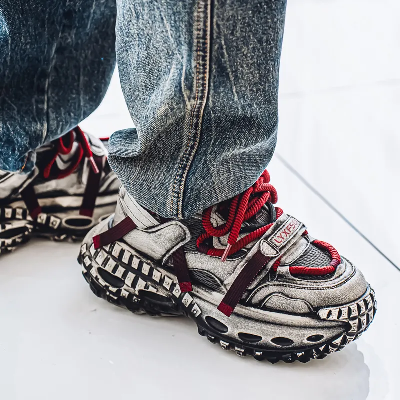 Colorful Creations Low Top Chunky Sneakers Men's-14