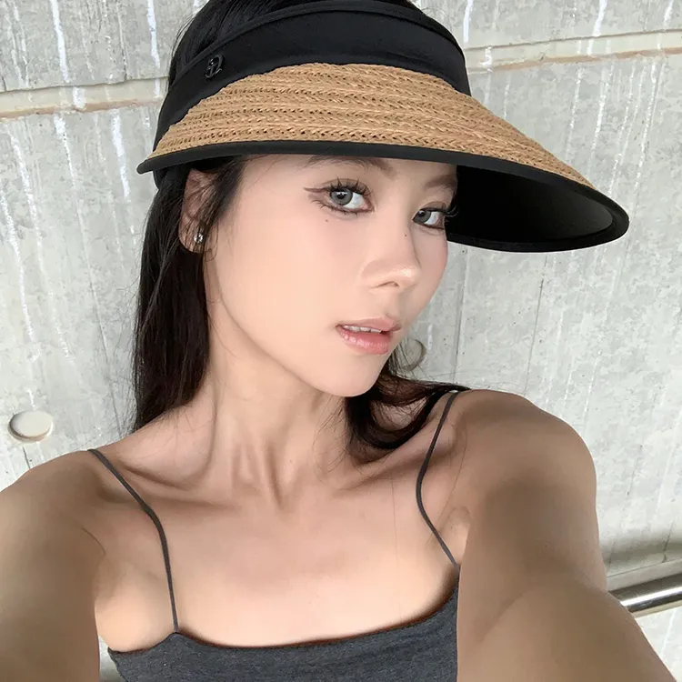 YUZHAOLIN Straw Woven Sun Protection Hats Unisex-3