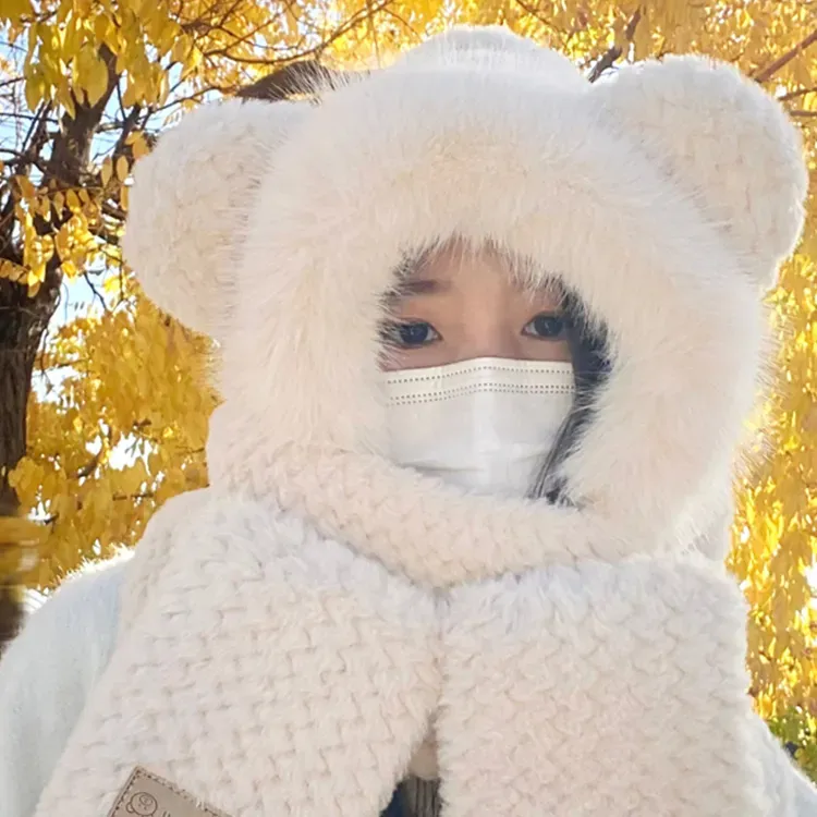 YUZHAOLIN Polyester Hoods & Plush Hats Women's-6