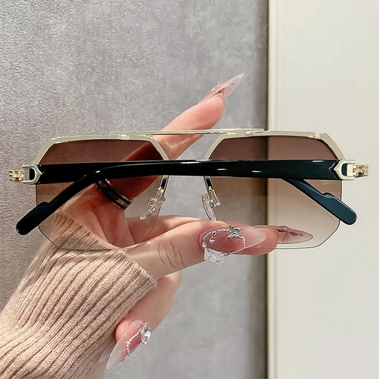 YUZHAOLIN Metal Aviator Sunglasses Unisex-9