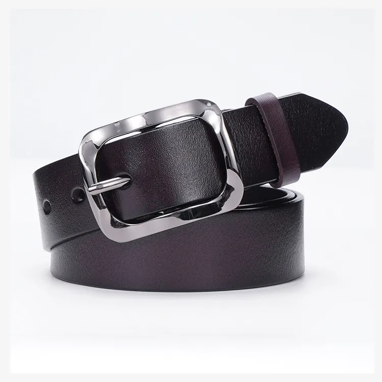 YUZHAOLIN Cow Leather Belts Unisex Width 3.3CM-2