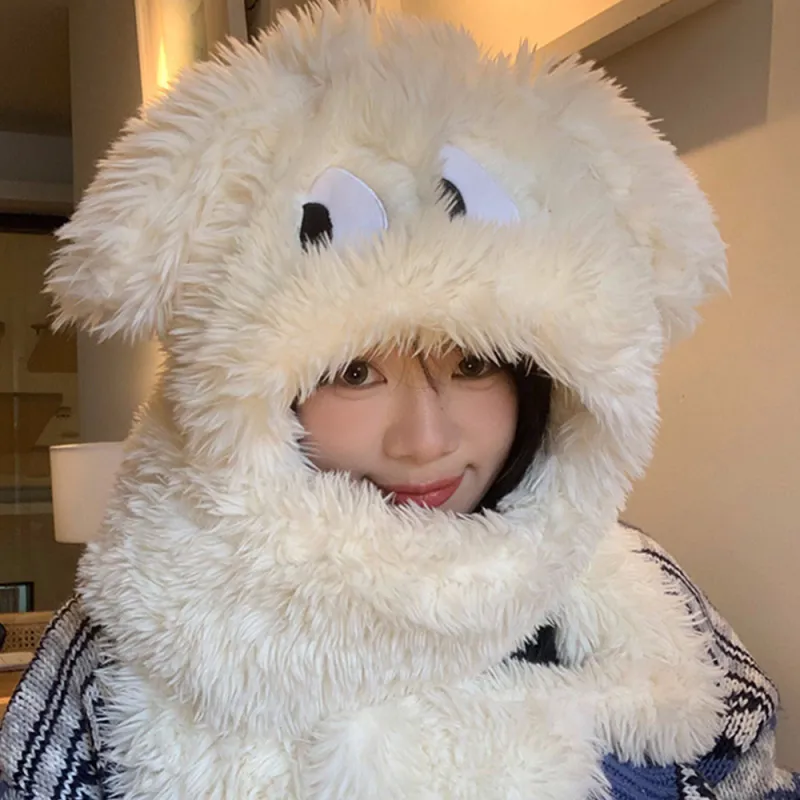 YUZHAOLIN Polyester Hoods & Plush Hats Women's-1