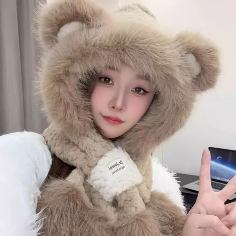 YUZHAOLIN Cotton Hoods & Plush Hats Women's-14