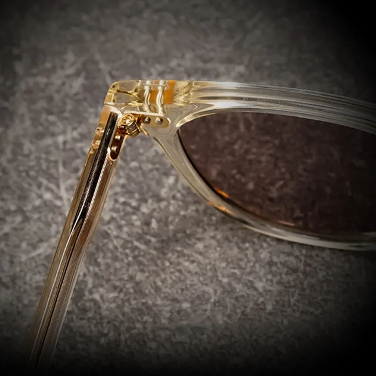 YUZHAOLIN Plate Frame Square Sunglasses Unisex-3