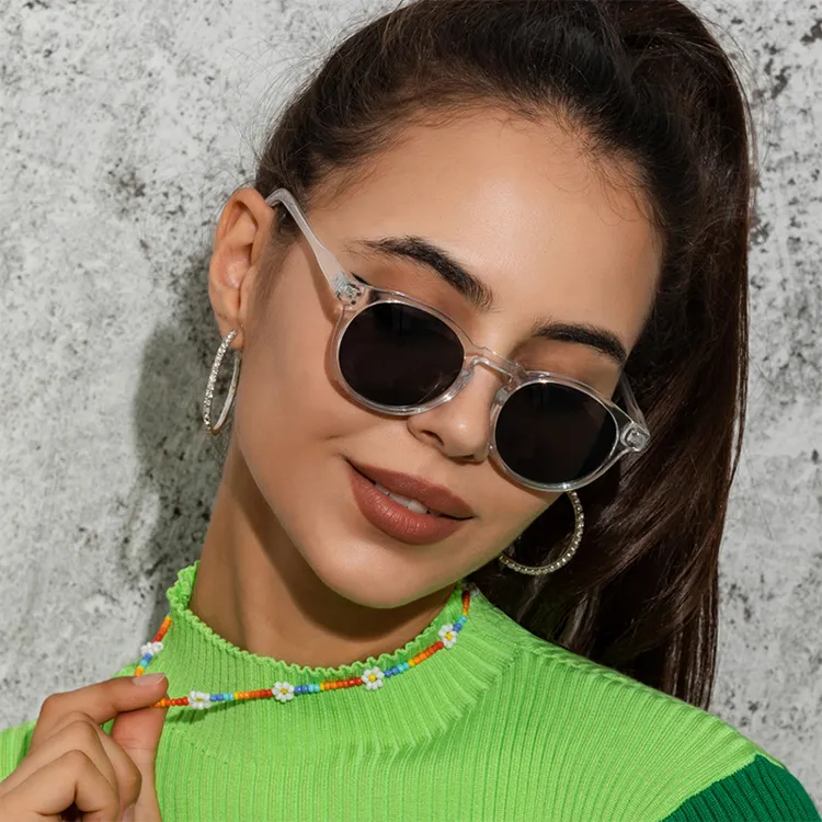 YUZHAOLIN PC Round Sunglasses Unisex-4
