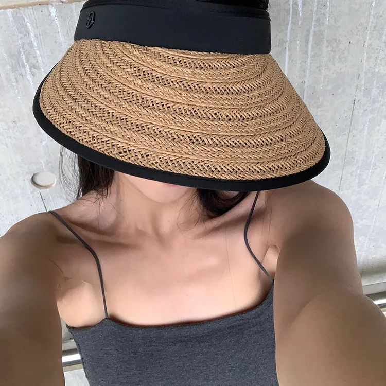 YUZHAOLIN Straw Woven Sun Protection Hats Unisex-4