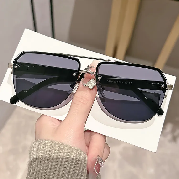 YUZHAOLIN Metal Aviator Sunglasses Unisex-8