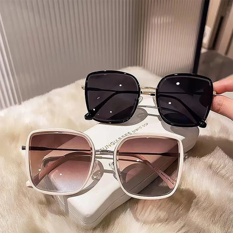 YUZHAOLIN TR/Memory Plastic Metal Square Sunglasses Unisex-5