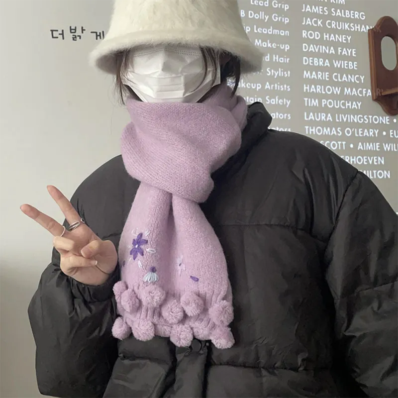 YUZHAOLIN Knit Scarves Women's-9
