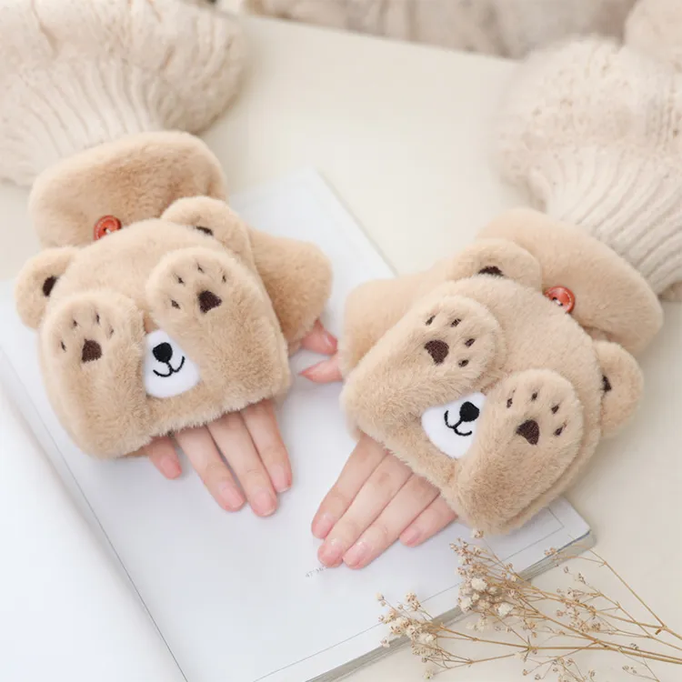 YUZHAOLIN Polyester Knit Gloves Unisex-5