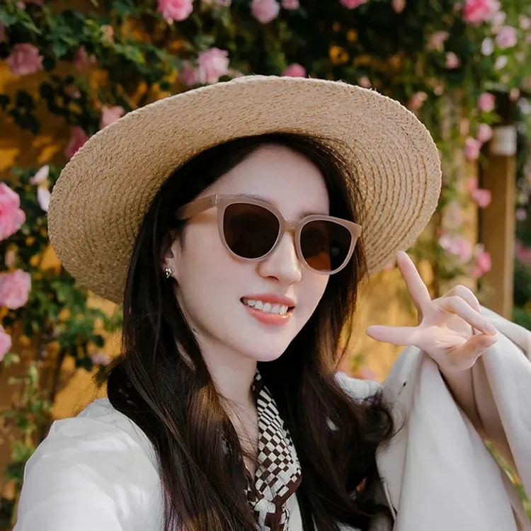YUZHAOLIN Plate Frame Square Sunglasses Unisex-2