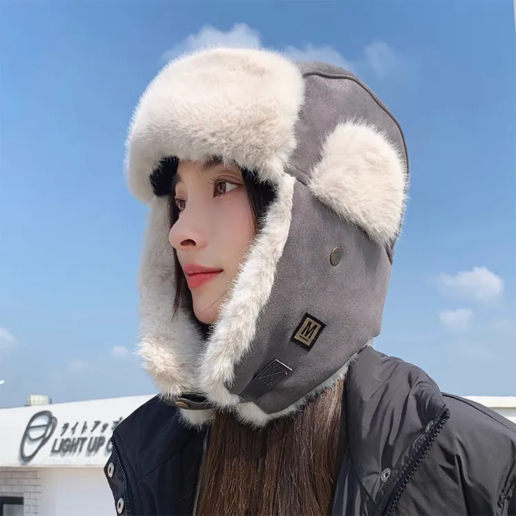 YUZHAOLIN Polyester Trapper Hats Unisex-14