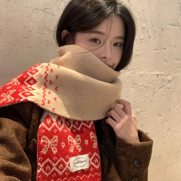 YUZHAOLIN Knit Scarves Unisex-3