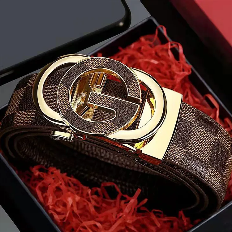YUZHAOLIN Cow Split Leather Leather Belts Men's Width 3.5CM-2