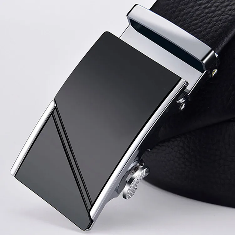 YUZHAOLIN Cow Split Leather Leather Belts Men's 3.5CM-3