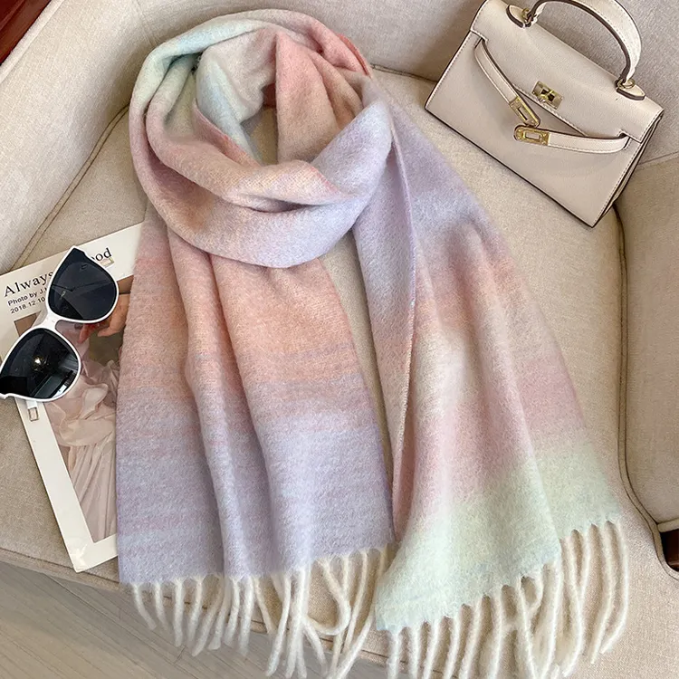 YUZHAOLIN Knit Scarves Unisex-3
