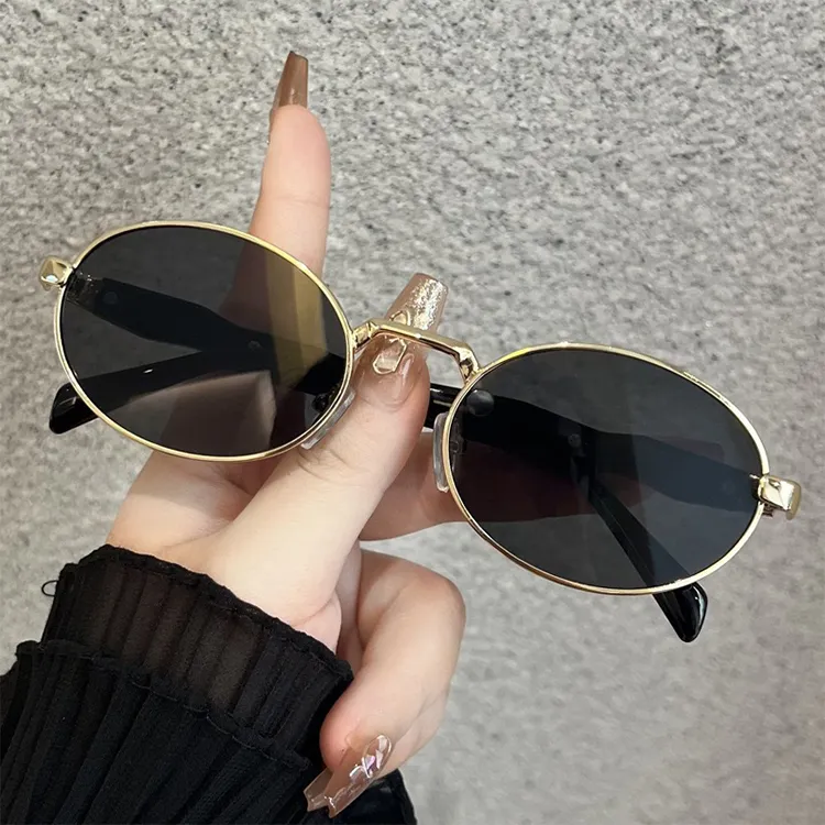 YUZHAOLIN Metal Sunglasses Unisex-1
