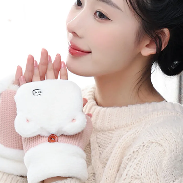 YUZHAOLIN Polyester Knit Gloves Unisex-10