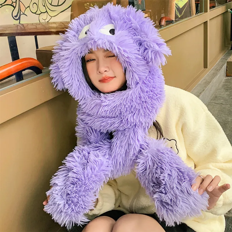 YUZHAOLIN Polyester Hoods & Plush Hats Women's-12
