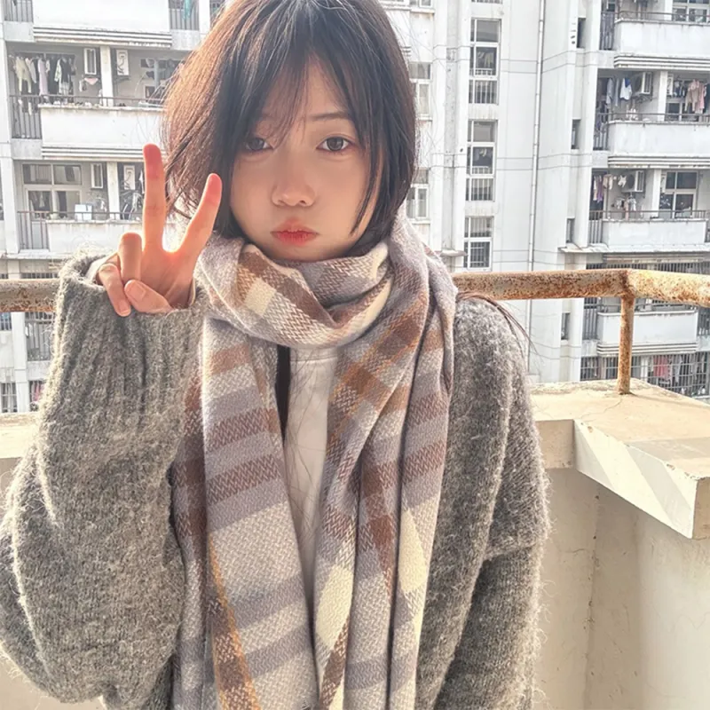 YUZHAOLIN Knit Scarves Unisex-7
