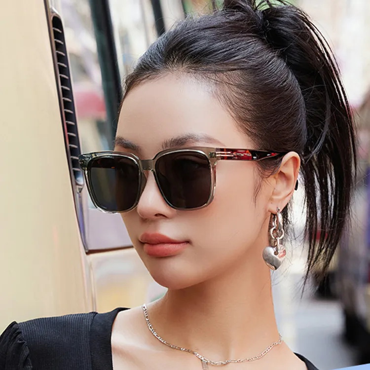 YUZHAOLIN TR/Memory Plastic Square Sunglasses Unisex-2
