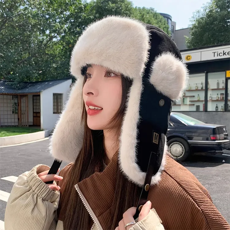 YUZHAOLIN Polyester Trapper Hats Unisex-2