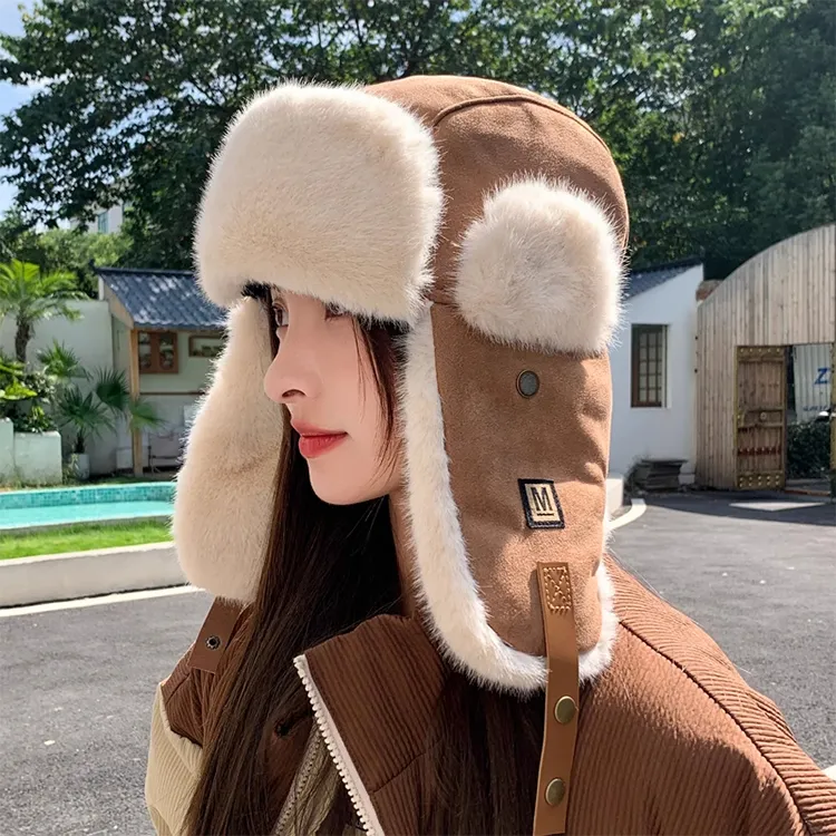 YUZHAOLIN Polyester Trapper Hats Unisex-7