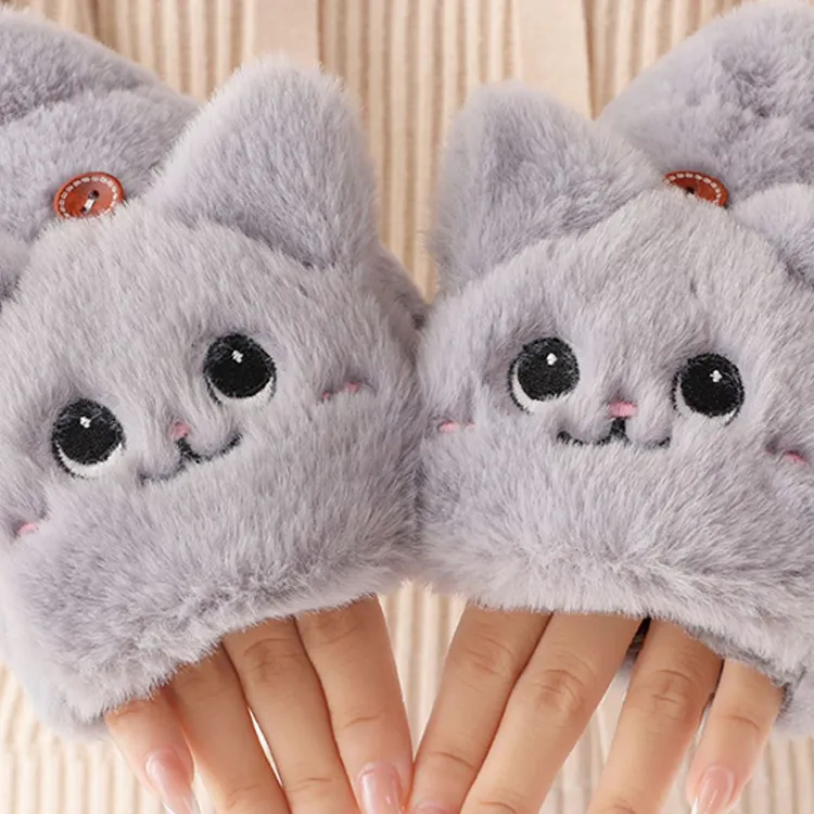 YUZHAOLIN Polyester Knit Gloves Women's-5