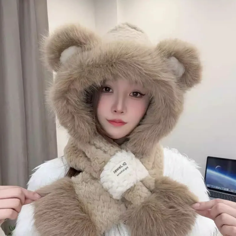 YUZHAOLIN Cotton Hoods & Plush Hats Women's-13