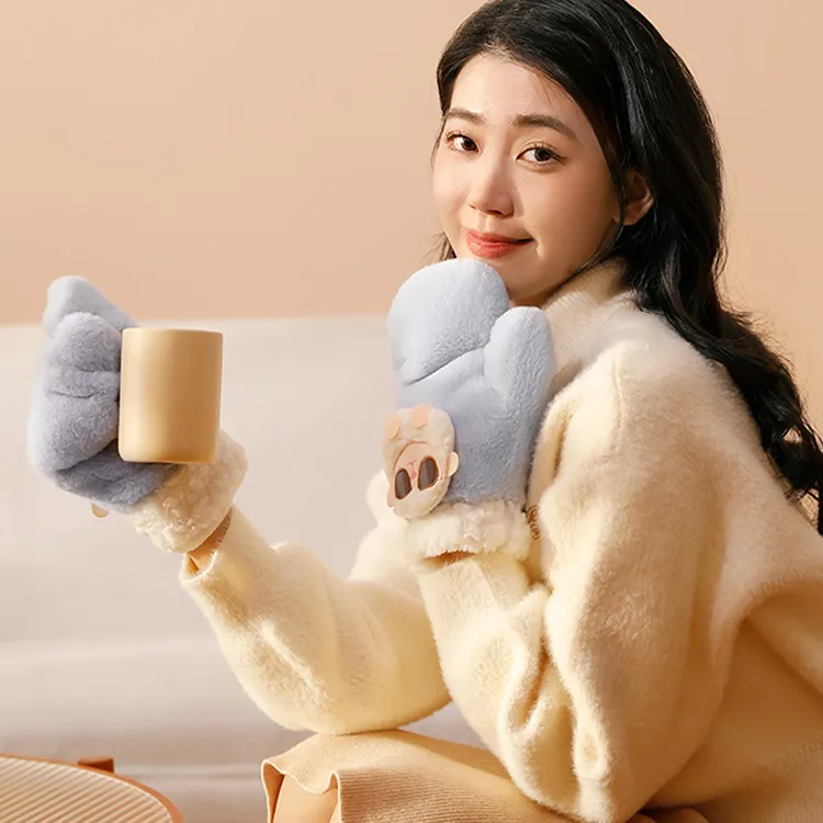 YUZHAOLIN Polyester Knit Gloves Unisex-2