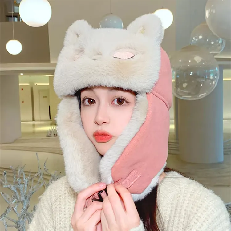 YUZHAOLIN Polyester Trapper Hats Unisex-2