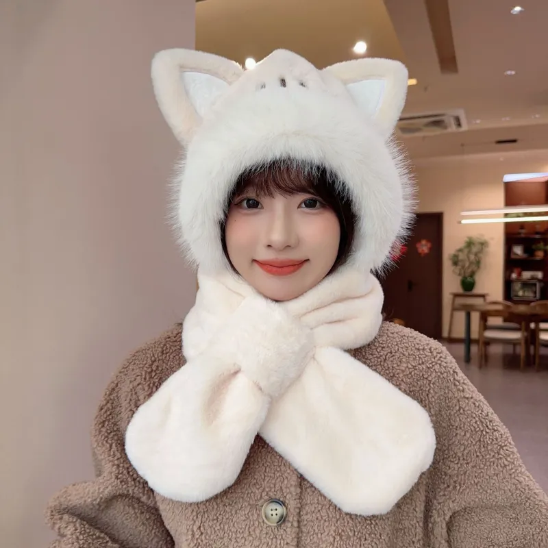 YUZHAOLIN Polyester Hoods & Plush Hats Women's-2