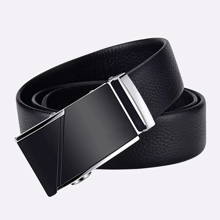 YUZHAOLIN Cow Split Leather Leather Belts Men's 3.5CM-4
