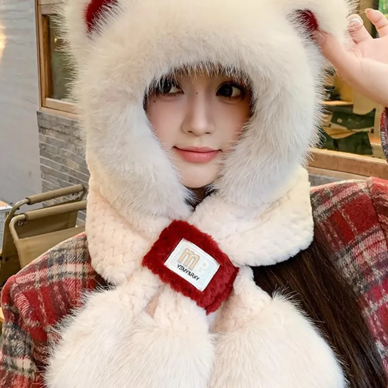 YUZHAOLIN Cotton Hoods & Plush Hats Women's-1