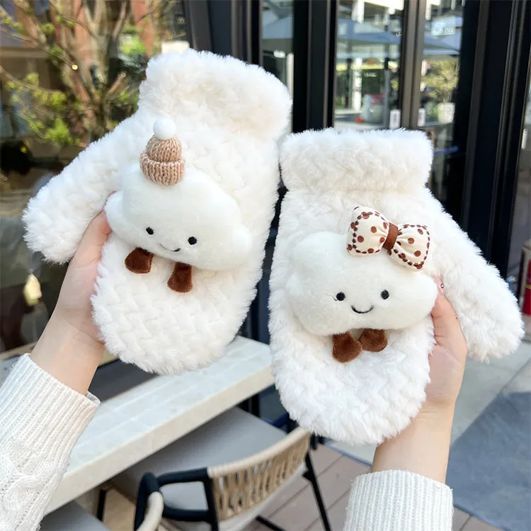 YUZHAOLIN Polyester Knit Gloves Unisex-1