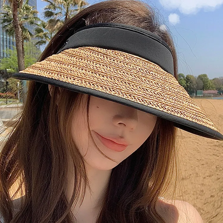 YUZHAOLIN Straw Woven Sun Protection Hats Unisex-7