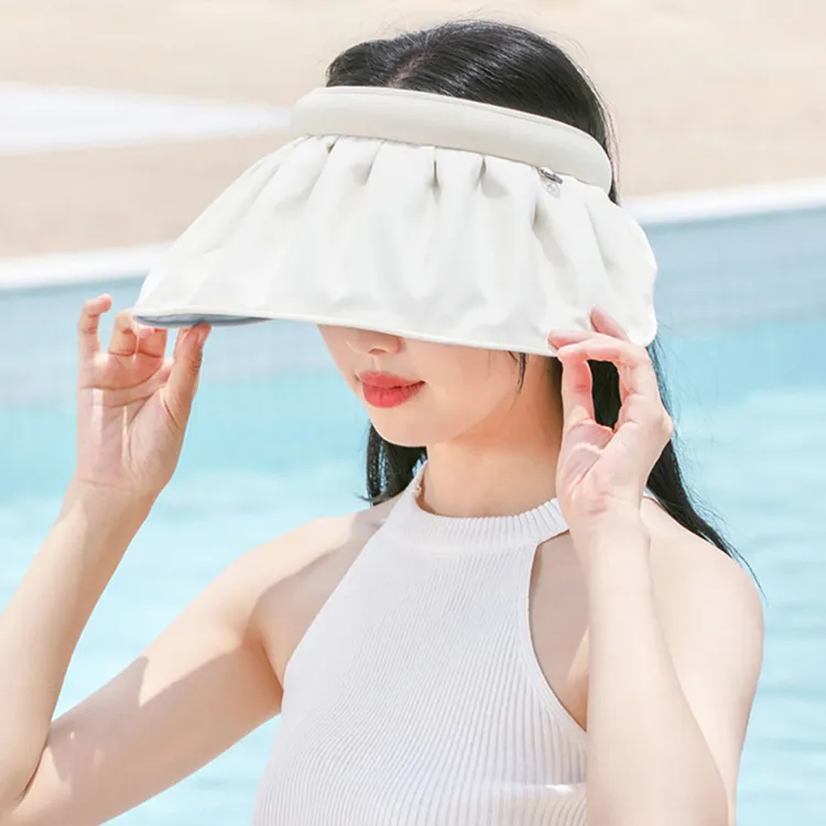 YUZHAOLIN Acrylic Sun Protection Hats Women's-3