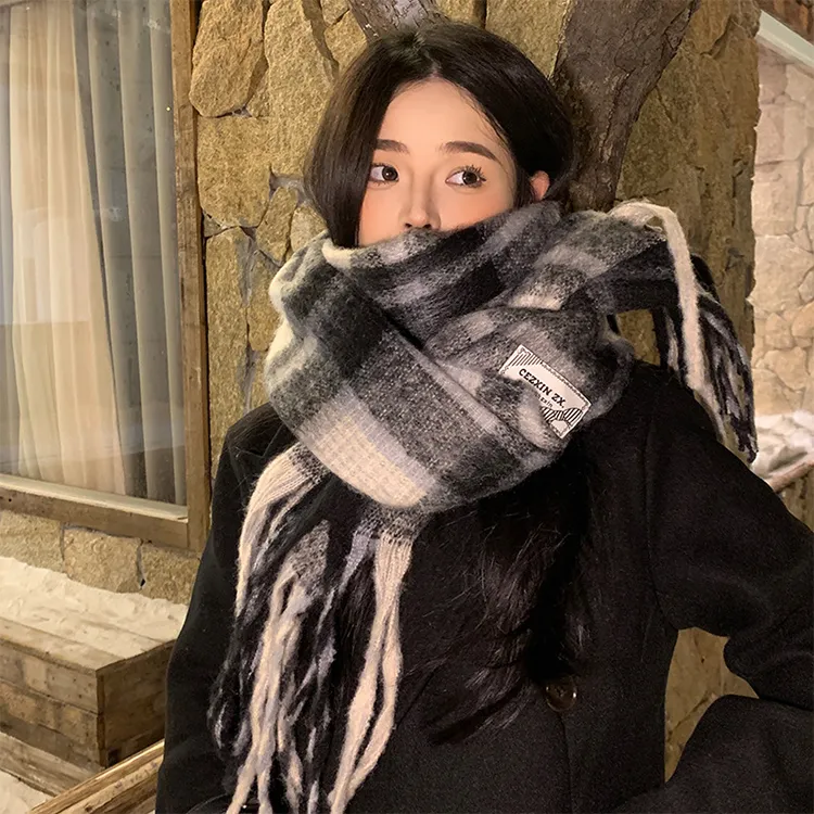 YUZHAOLIN Knit Scarves Unisex-3
