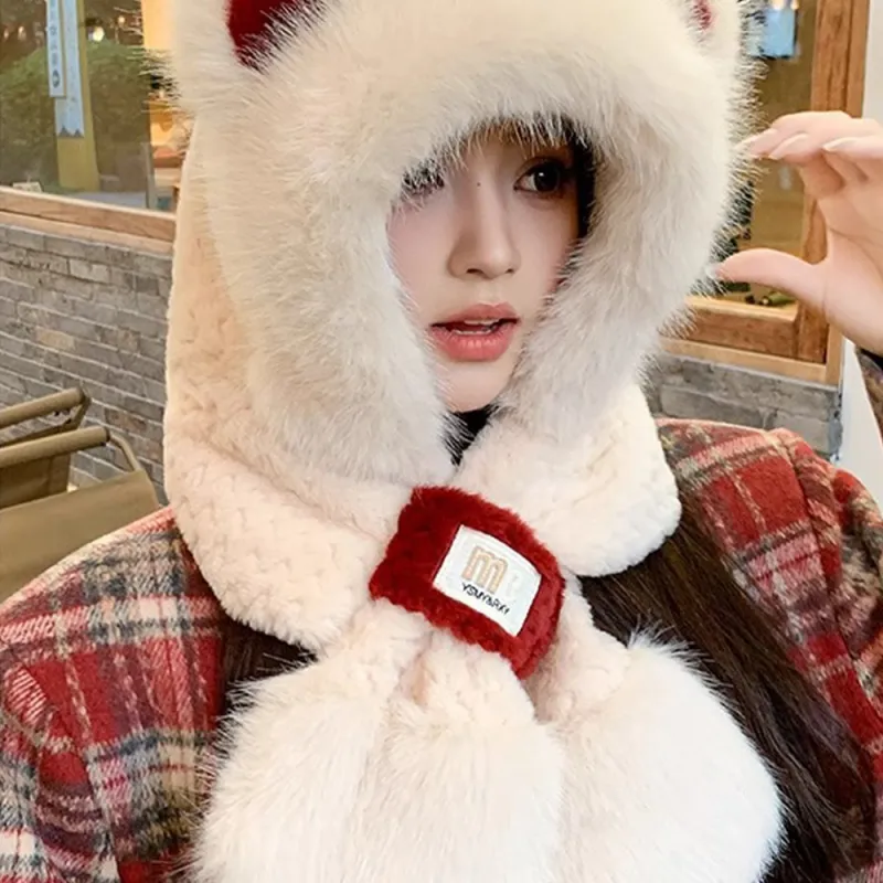 YUZHAOLIN Cotton Hoods & Plush Hats Women's-7
