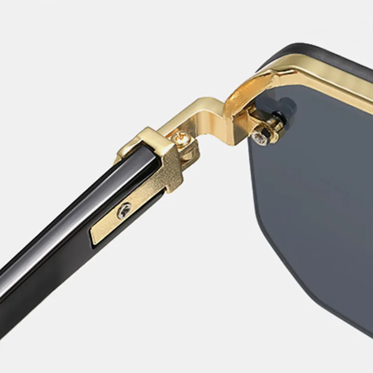 YUZHAOLIN Metal Aviator Sunglasses Unisex-3
