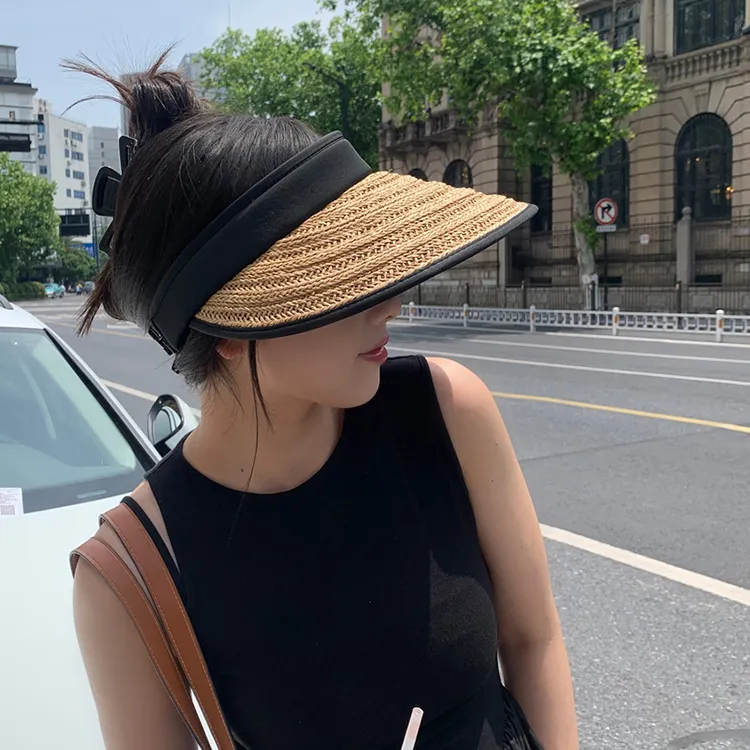 YUZHAOLIN Straw Woven Sun Protection Hats Unisex-8