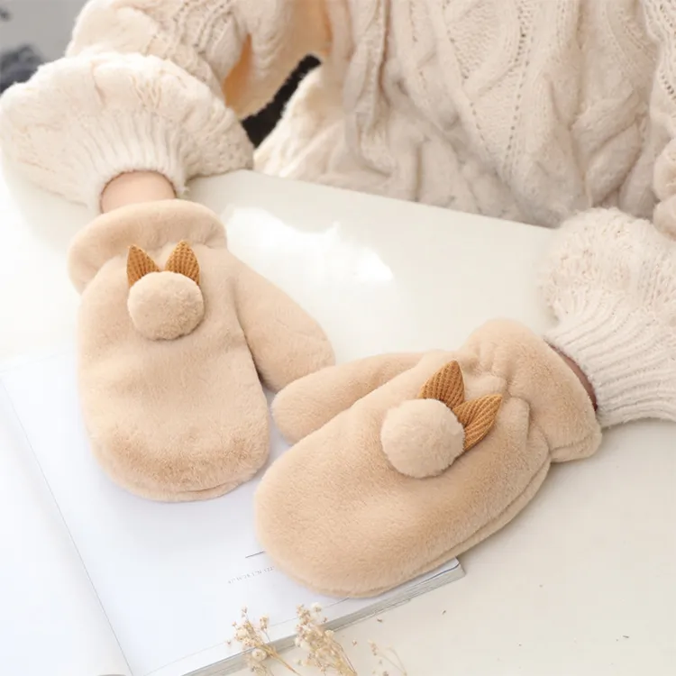 YUZHAOLIN Polyester Knit Gloves Unisex-3