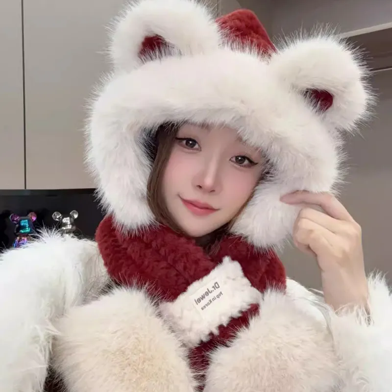 YUZHAOLIN Cotton Hoods & Plush Hats Women's-17