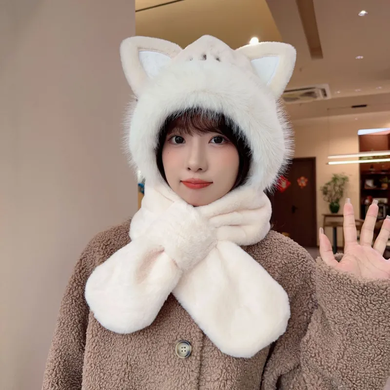 YUZHAOLIN Polyester Hoods & Plush Hats Women's-1