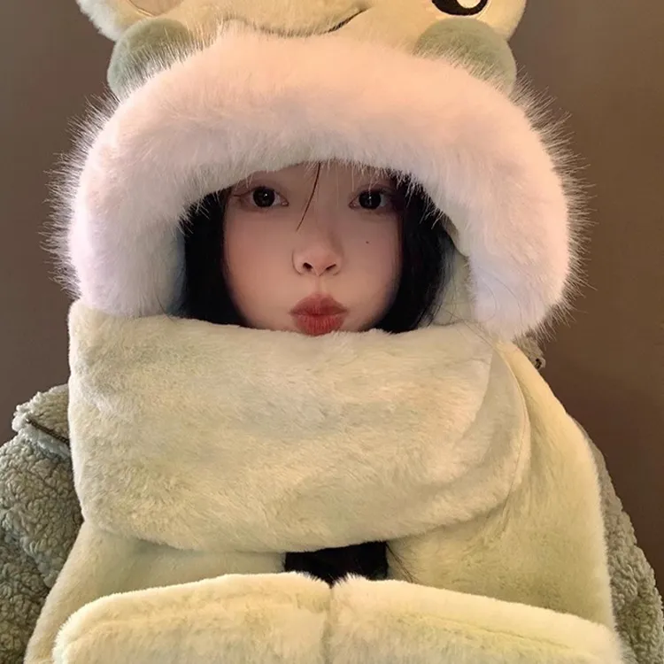 YUZHAOLIN Polyester Hoods & Plush Hats Unisex-2